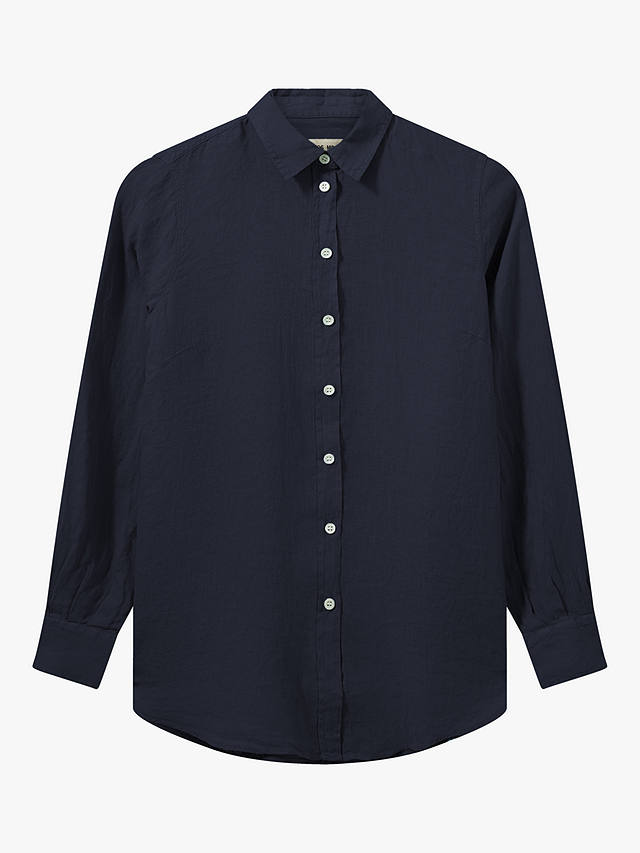 Karli Linen Shirt | Salute Navy
