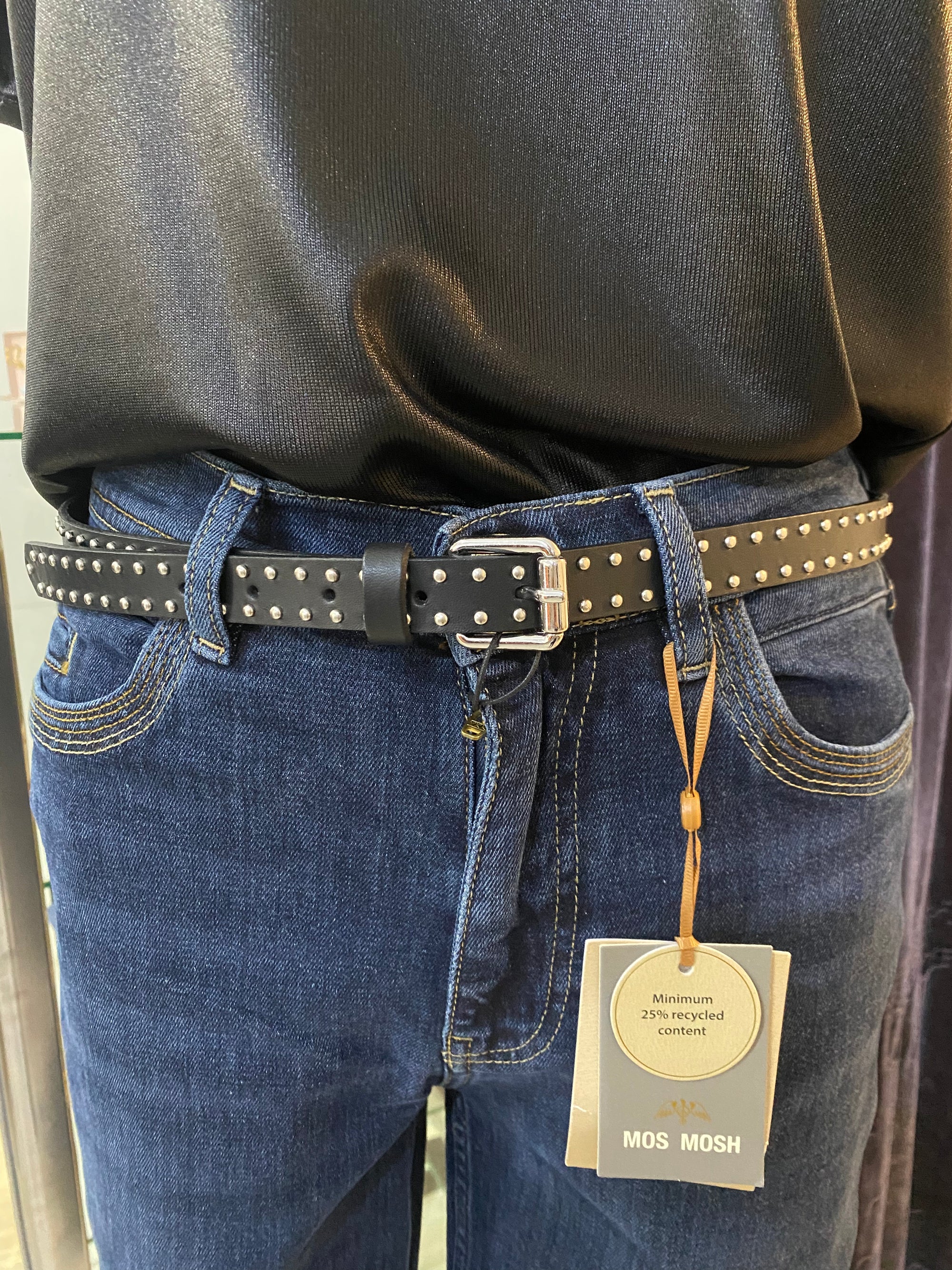 Noella Leather Belt | Black