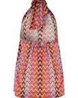 Nikki Halter Neck Silk Top | Vallarta