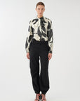 Kikki Silk Blouse | Datura Black