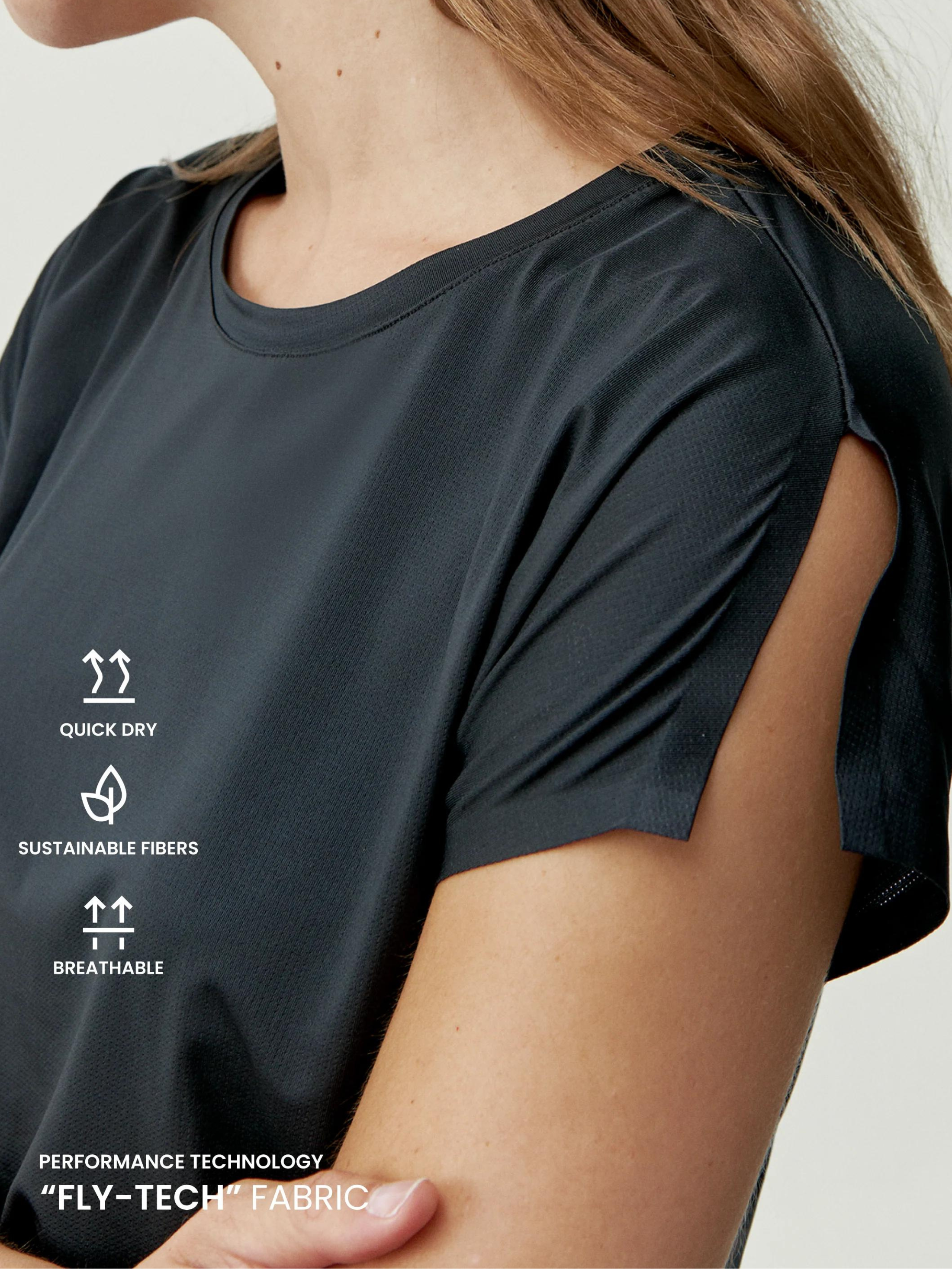 Born Living Yoga Sports T-Shirt - Black