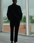 Vianney Velvet Trousers | Black
