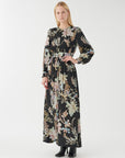 Fabianna Silk Dress | Mimosa Black