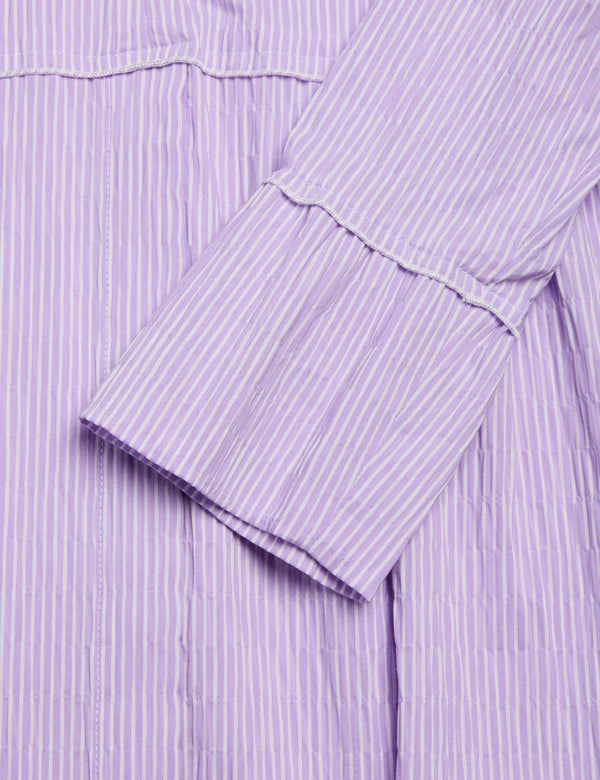 Mads Norgaard Dupina Dress - Purple/White
