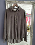 American Vintage Padow Corduroy Shirt - Zinc
