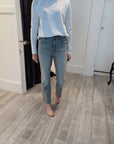Patti Straight Jeans | Grey