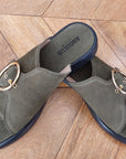 Slip In Sandal | Dark Green