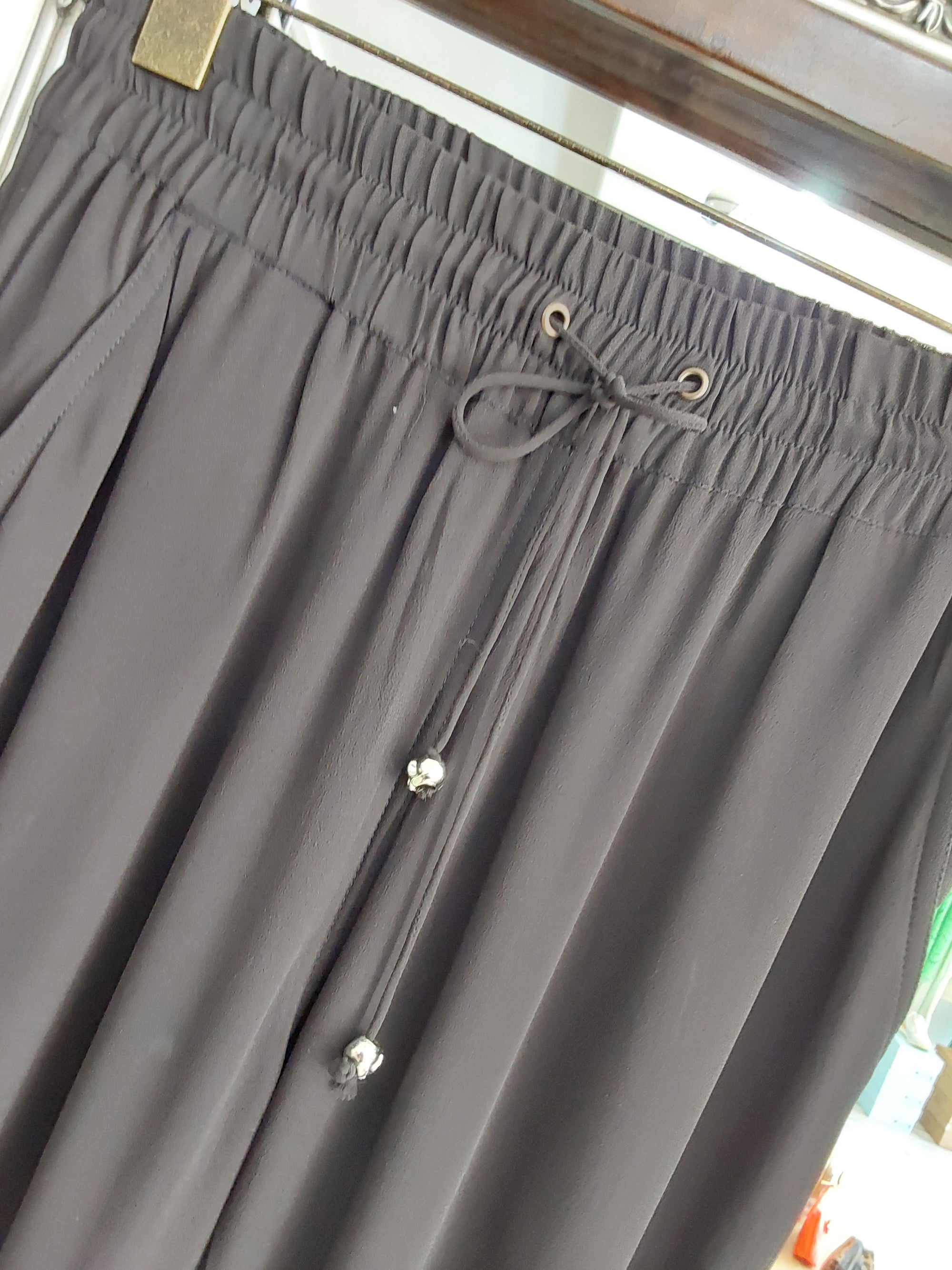 Drawstring Trouser | Jet Black