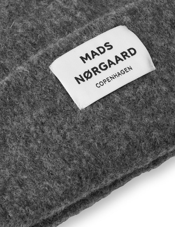Mads Norgaard Tosca Anju Hat - Dark Grey Melange