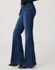 Genevieve High Rise Flare Jeans | Model