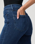 Genevieve High Rise Flare Jeans | Model