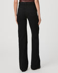 Leenah Slim Wide Leg Jeans | Black Shadow