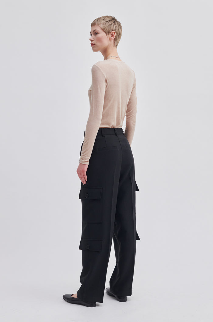 Second Female Evile Pocket Trousers - Black