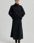 Neva Knit Skirt | Grey Melange