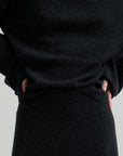 Neva Knit Skirt | Grey Melange