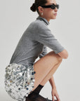 Audra Short Skirt | Silver