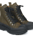 Walking Boot with Laces | Olive