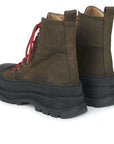 Walking Boot with Laces | Olive