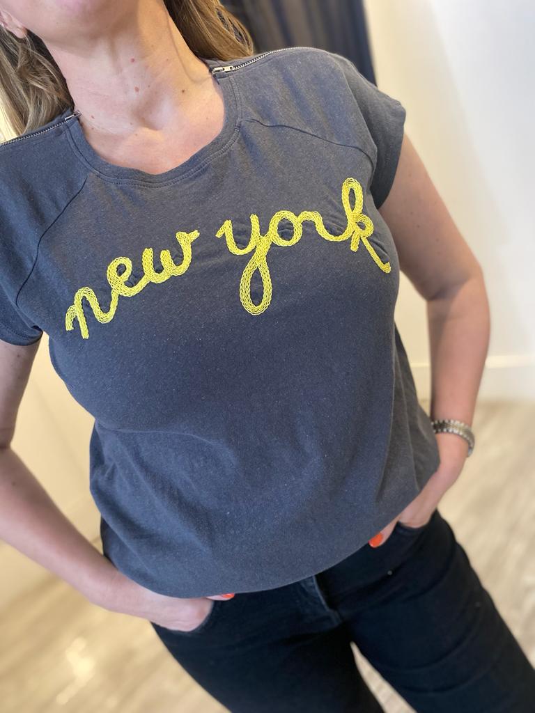 Five New York T-Shirt - Grey