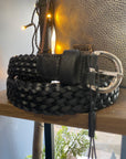 Kitty Leather Belt | Black