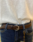 Kitty Leather Belt | Dark Brown