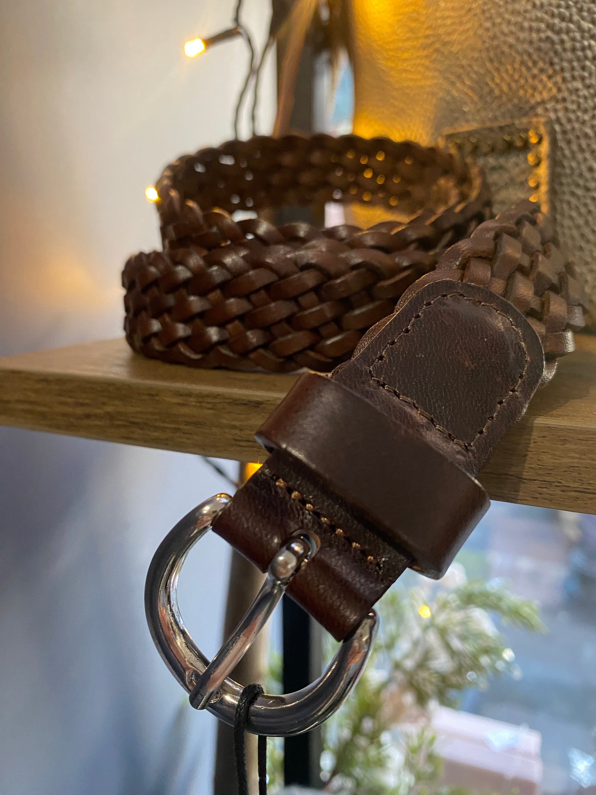 Kitty Leather Belt | Dark Brown