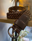 Kitty Leather Belt | Dark Brown