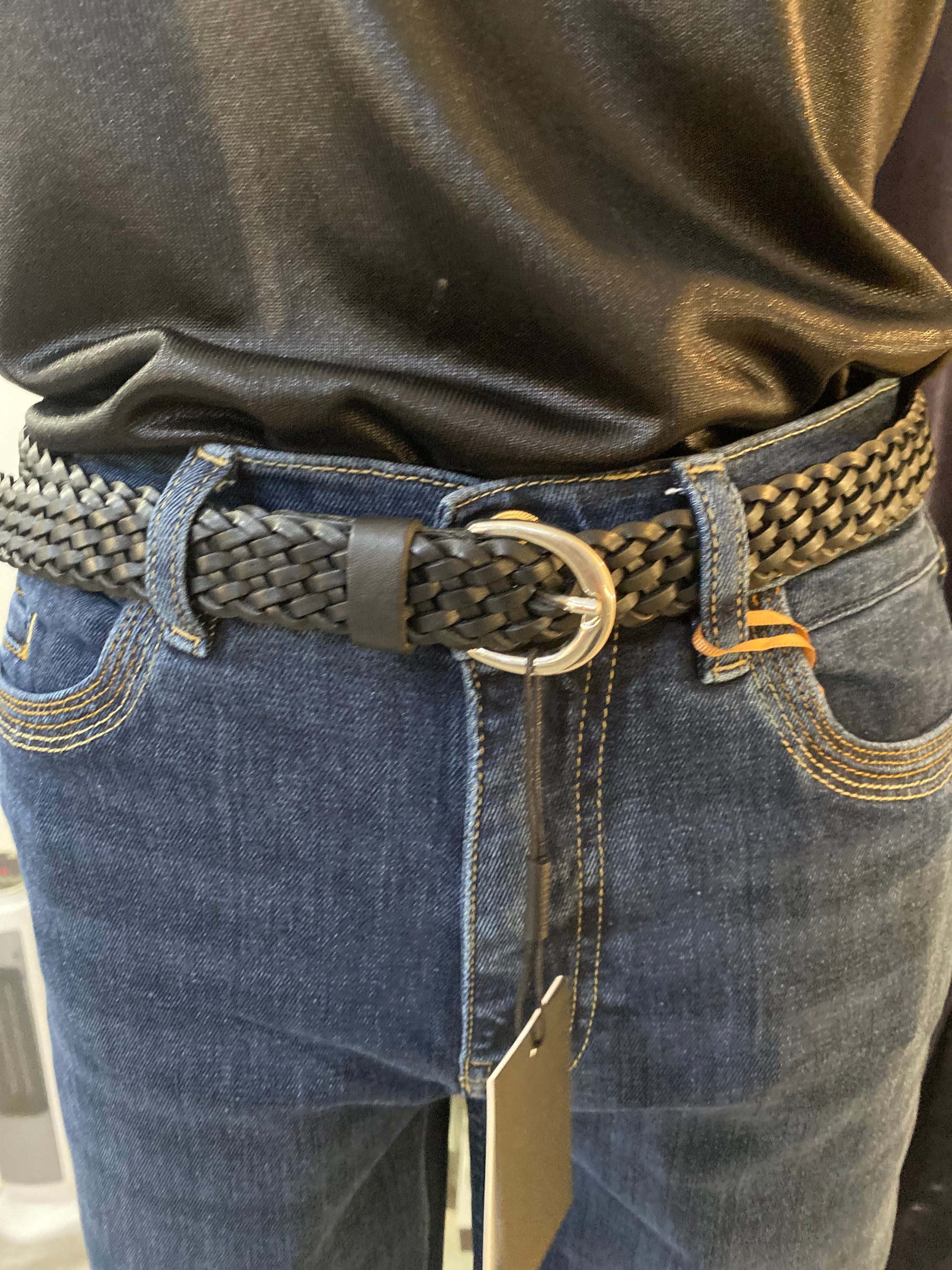 Kitty Leather Belt | Black