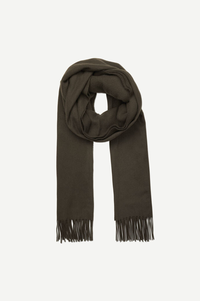 Samsoe Accola Maxi Scarf - Mulch