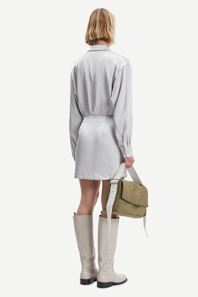 samsoe samsoe shirt dress samsoe samsoe Annie Shirt Dress - Blazing Yellow