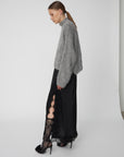 Stella Nova Handcrafted Sweater from Peru - Grey Melange