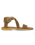 Buckle Flat Sandal | Ocher