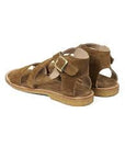 Buckle Flat Sandal | Ocher