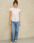 M.A.B.E - Freya Top - White
