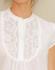 M.A.B.E - Freya Top - White