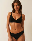 Stripe & Stare - Thong Black
