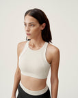 Fiorella Reversible Sports Top | Black/Stone