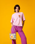 Super Blocks Cross Body Bag | Lilac Cactus