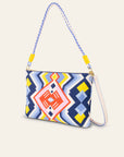 Super Blocks Cross Body Bag | Blue Wedgewood