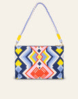 Super Blocks Cross Body Bag | Blue Wedgewood