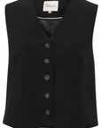 My Essential Wardrobe Yola Waistcoat - Black