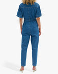 My Essential Wardrobe Malo Denim Jumpsuit - Medium Blue