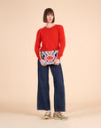 Super Blocks Cross Body Bag | Blue Wedgewood