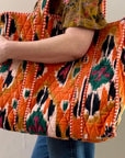 Sixton Odisha Large Tote Bag - Orange