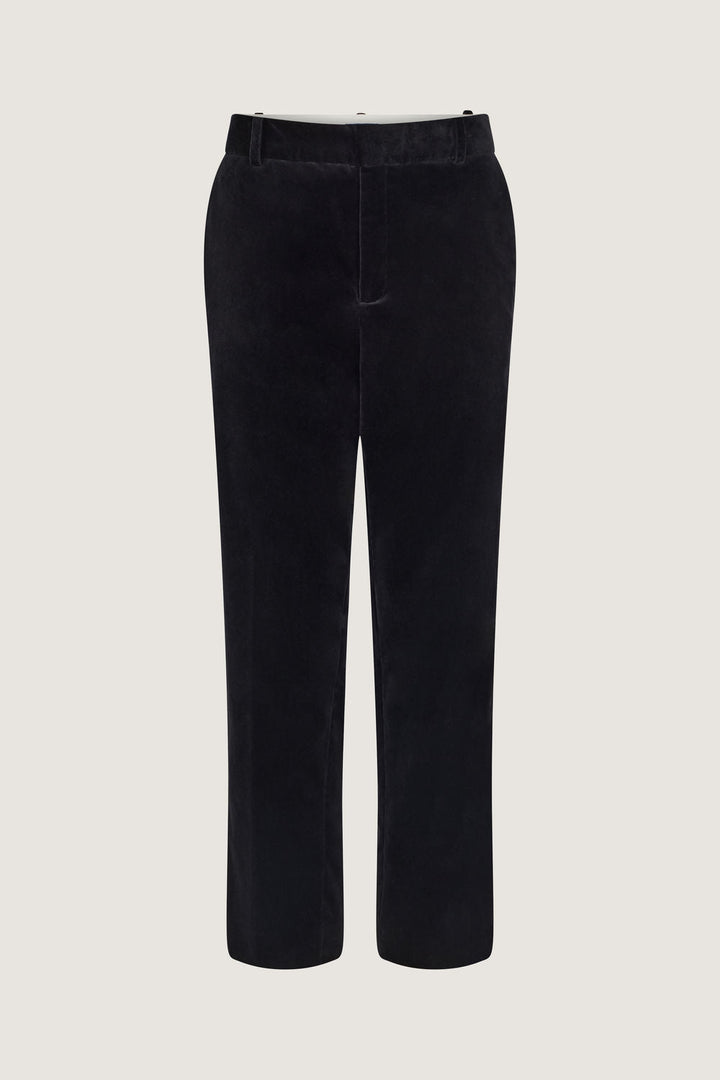 Soeur Vianney Velvet Trousers - Black