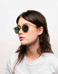 Messy Weekend New Depp Sunglasses - Champagne Green