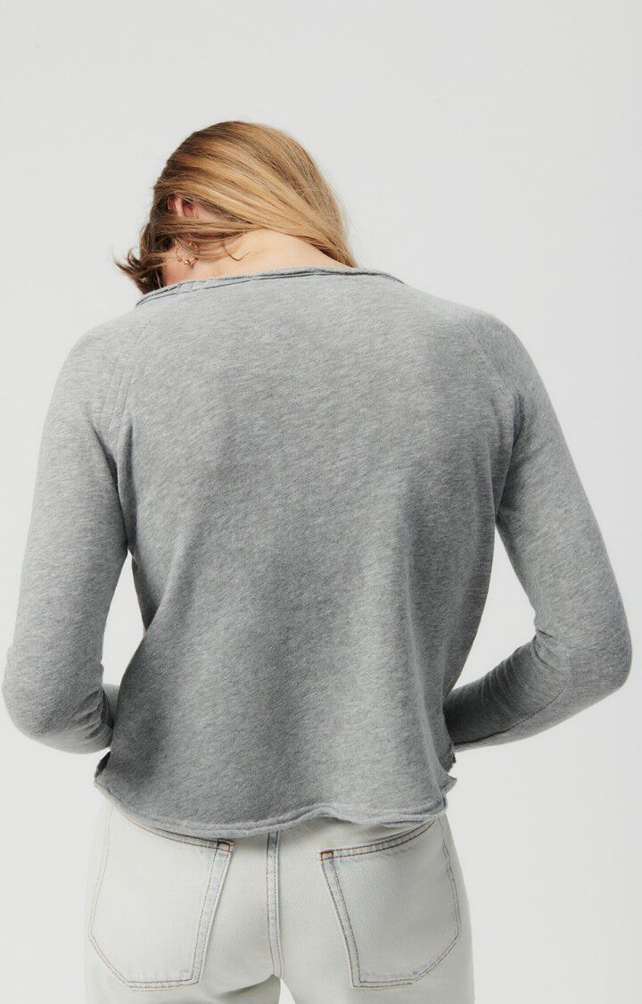 American Vintage Sonoma Long Sleeved T Shirt - Heather Grey