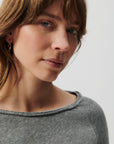 American Vintage Sonoma Long Sleeved T Shirt - Heather Grey