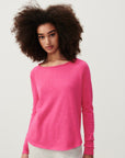 American Vintage Sonoma Long Sleeved T Shirt - Raspberry Pink