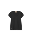 Tulli V Neck T-Shirt | Black
